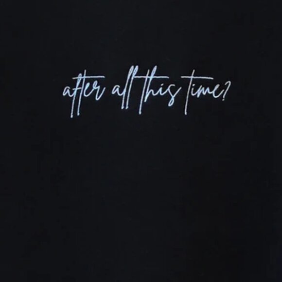 Mojo Provo After All This Time? Always XL Black Embroidered Sweatshirt NWOT - Picture 2 of 3